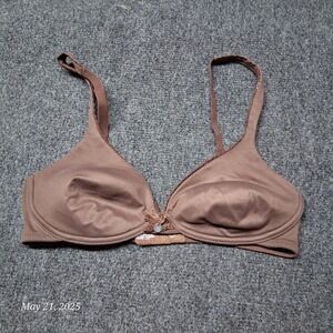 Body by Victoria Secret Unlined Full Coverage Wireless Bra Size 32 C Brown